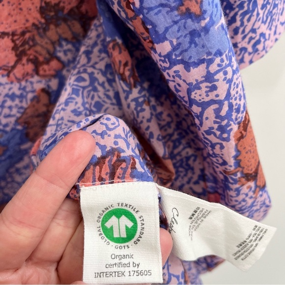 Cleobella Zoya Duster Kimono Organic Cotton Boho Artsy Womens Open Front XS SM - Picture 14 of 15